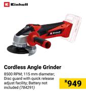 Einhell Cordless Angle Grinder 784291