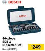 Bosch 46-Piece SDB & Nutsetter Set (Black) 774611