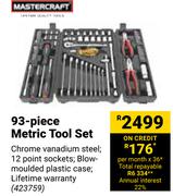 Mastercraft 93-Piece Metric Tool Set 423759