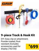 Grip 9-Piece Track & Hook Kit 762720