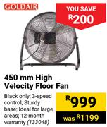 Goldair 450mm High Velocity Floor Fan 133048