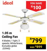 Ideal 1.05m Ceiling Fan 53940