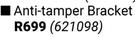 Gemini Anti-Tamper Bracket 621098