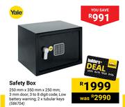 Yale Safety Box 250mm x 350mm x 250mm