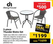 Designhouse 3-Piece Thunder Bistro Set