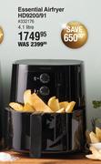 Philips 4.1Ltr Essential Airfryer HD9200/91