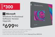 Microsoft Windows Professional Software Version Upgrade