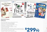 Assorted Home Software-Each
