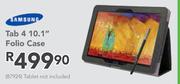 Samsung Tab4 10.1" Folio Case