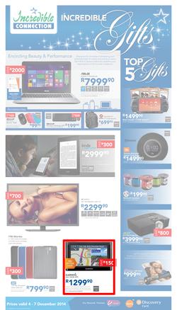 Incredible Connection : Incredible Gifts (4 Dec - 7 Dec 2014), page 1