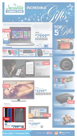 Incredible Connection : Incredible Gifts (4 Dec - 7 Dec 2014), page 1