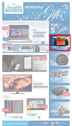 Incredible Connection : Incredible Gifts (4 Dec - 7 Dec 2014), page 1