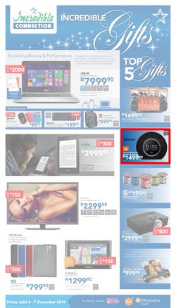 Incredible Connection : Incredible Gifts (4 Dec - 7 Dec 2014), page 1