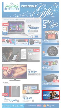 Incredible Connection : Incredible Gifts (4 Dec - 7 Dec 2014), page 1