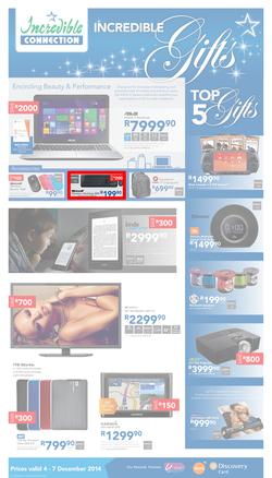 Incredible Connection : Incredible Gifts (4 Dec - 7 Dec 2014), page 1