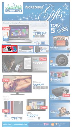 Incredible Connection : Incredible Gifts (4 Dec - 7 Dec 2014), page 1