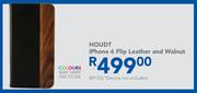 Houdt iPhone 6 Flip Leather And Walnut