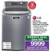 LG 20kg Metallic Rocky Top Load Washing Machine T2028AFPS5