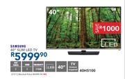 Samsung 40" Slim LED TV 40H5100