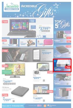 Incredible Connection : Incredible Gifts (11 Dec - 14 Dec 2014), page 1