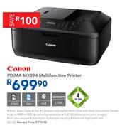 Canon Pixma MX394 Multifunction Printer