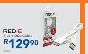 Red-E 4-In-1 USB Cable