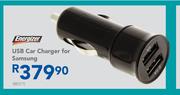 Energizer USB Car Charger For Samsung