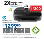 HP Deskjet 4645 Multifunction Printer