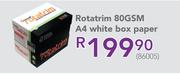 Rotatrim 80GSM A4 White Box Paper
