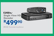 DSTV Single View HD Decoder