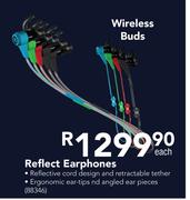 Wireless Buds Reflect Earphones Each