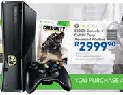 Xbox 360 500GB Console+ Call Of Duty Advanced Warfare