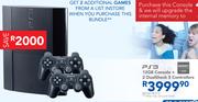 PS3 12GB Console+ 2 DualShock 3 Controllers