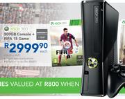 Xbox 360 500GB Console+ Fifa 15 Game