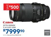 Canon EF70-300mm F-4-5.6IS USM 