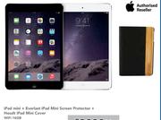 iPad Mini + Everlast iPad Mini Screen Protector + Houdt iPad Mini Cover WiFi 16GB-On A MyGig 1