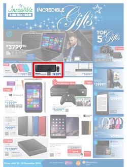 Incredible Connection : Incredible Gifts (18 Dec - 24 Dec 2014), page 1