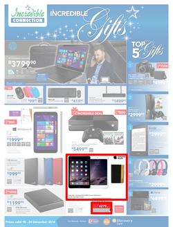 Incredible Connection : Incredible Gifts (18 Dec - 24 Dec 2014), page 1