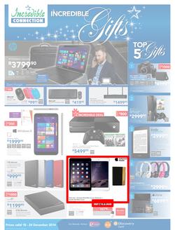 Incredible Connection : Incredible Gifts (18 Dec - 24 Dec 2014), page 1