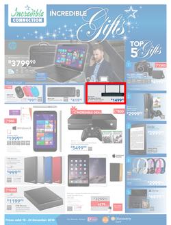 Incredible Connection : Incredible Gifts (18 Dec - 24 Dec 2014), page 1