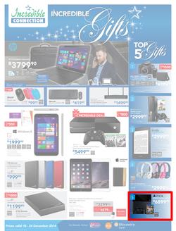 Incredible Connection : Incredible Gifts (18 Dec - 24 Dec 2014), page 1