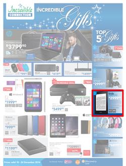 Incredible Connection : Incredible Gifts (18 Dec - 24 Dec 2014), page 1