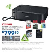 Canon Pixma MG4240 Wireless Multifunction Printer