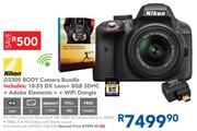 Nikom D3300 Body Camera Bundle