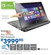 Lenovo Flex 10 Touch Mini Notebook 