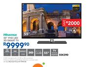 Hisense 55" FHD LED 3D Smart TV-55K390