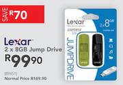 Lexar 2 x 8GB Jump Drive