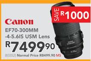Canon EF70-300MM -4-5.6IS USM Lens