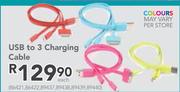 USB to Charging Cable Each