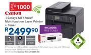 Canon i-Sensys MF4780W Multifunction Laser Printer + Toner